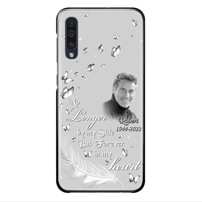 Custom Personalized Memorial Phone Case - Memorial Gift Idea For Family - Upload Photo - Case For iPhone/Samsung - No Longer By My Side But Forever In My Heart