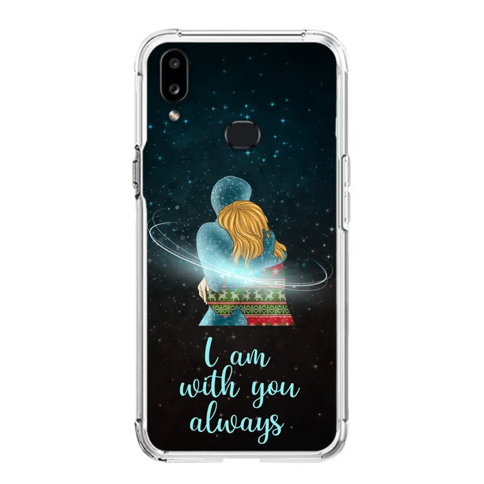 Custom Personalized Memorial Phone Case - Memorial Gift Idea For Family/Couple - Case For iPhone/Samsung - I Am With You Always