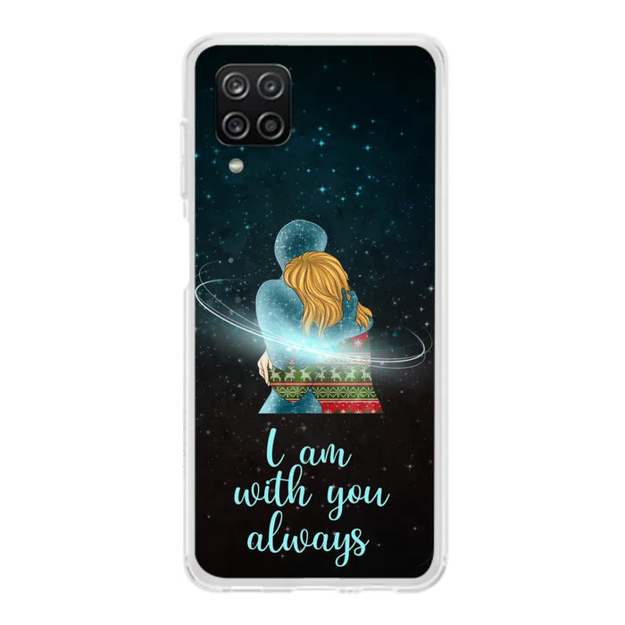 Custom Personalized Memorial Phone Case - Memorial Gift Idea For Family/Couple - Case For iPhone/Samsung - I Am With You Always