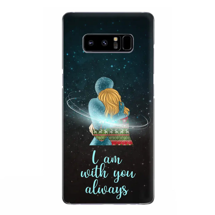 Custom Personalized Memorial Phone Case - Memorial Gift Idea For Family/Couple - Case For iPhone/Samsung - I Am With You Always