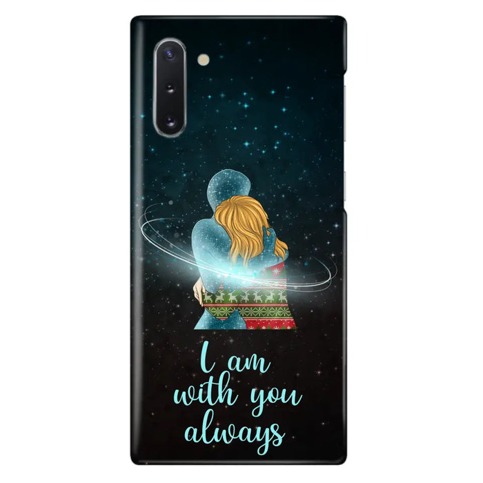 Custom Personalized Memorial Phone Case - Memorial Gift Idea For Family/Couple - Case For iPhone/Samsung - I Am With You Always