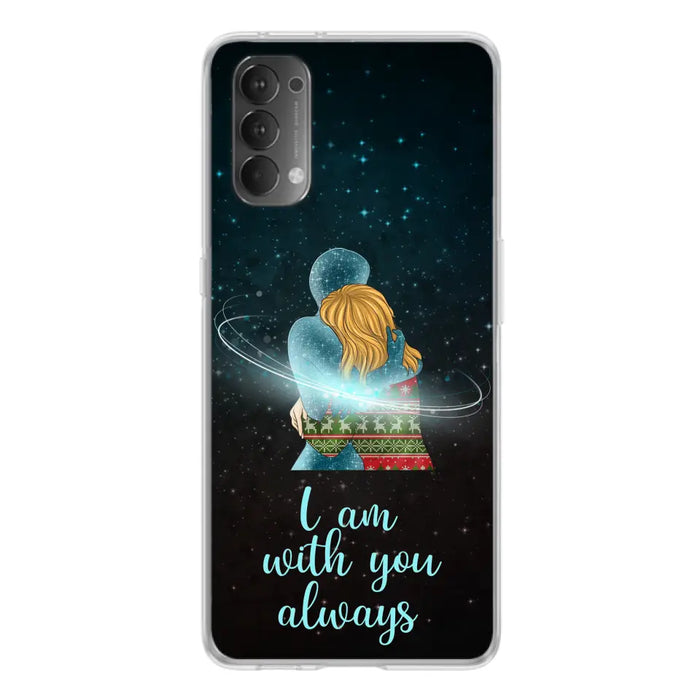 Custom Personalized Memorial Phone Case - Memorial Gift Idea For Family/Couple - Case For Oppo/Xiaomi/Huawei - I Am With You Always