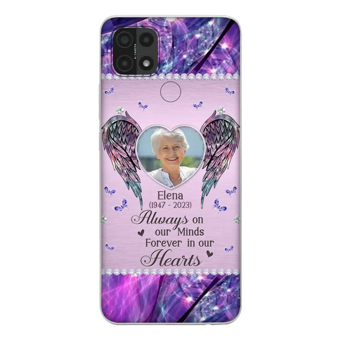 Custom Personalized Memorial Phone Case - Memorial Gift Idea For Family - Case For Oppo/Xiaomi/Huawei - Always On My Mind s Forever In Our Hearts