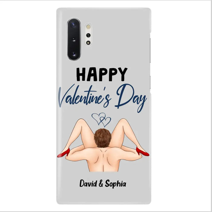 Custom Personalized Couple Phone Case - Gift Idea For Couple/Valentines Day/Her/Him - Happy Valentine's Day - Case For iPhone/Samsung