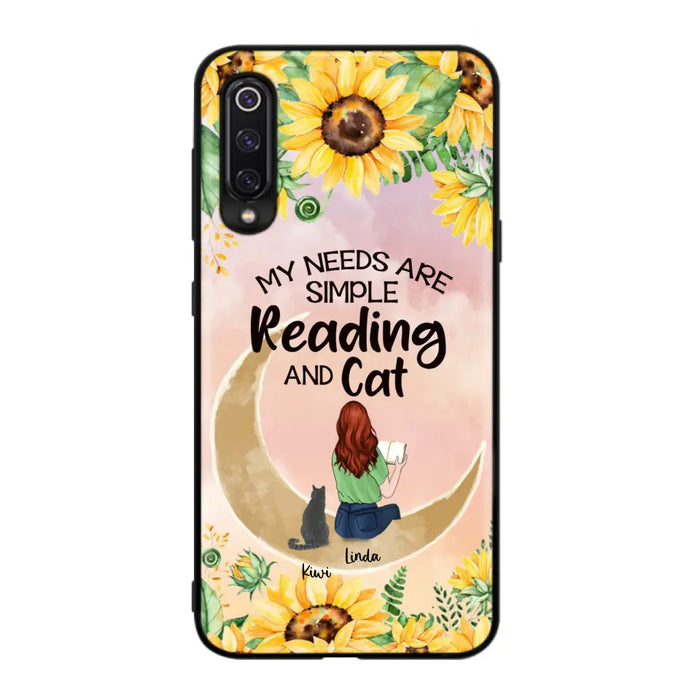 Custom Personalized Reading Dog/Cat Phone Case - Best Gift Idea For Dogs/Cats Lovers - Case For iPhone, Samsung and Xiaomi