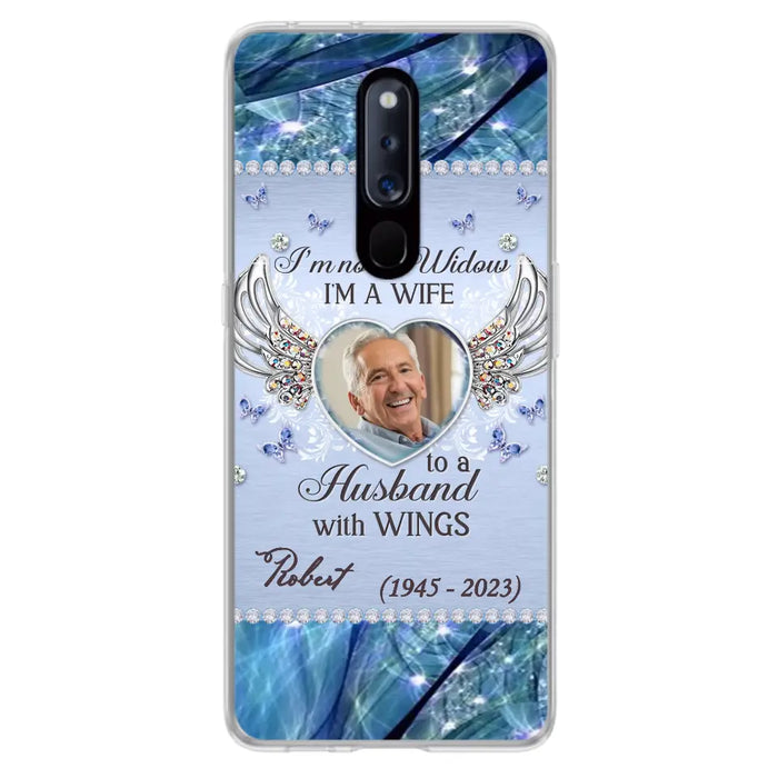 Custom Personalized Memorial Phone Case - Memorial Gift Idea For Family - Case For Oppo/Xiaomi/Huawei - I'm Not A Widow