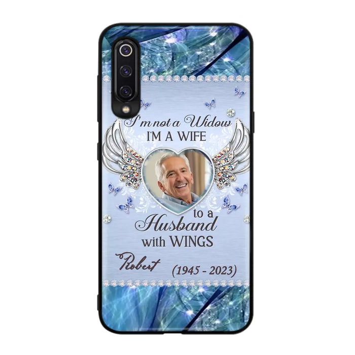 Custom Personalized Memorial Phone Case - Memorial Gift Idea For Family - Case For Oppo/Xiaomi/Huawei - I'm Not A Widow