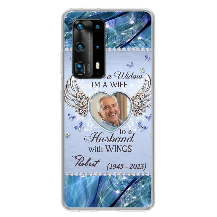 Custom Personalized Memorial Phone Case - Memorial Gift Idea For Family - Case For Oppo/Xiaomi/Huawei - I'm Not A Widow