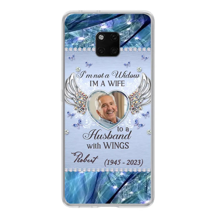 Custom Personalized Memorial Phone Case - Memorial Gift Idea For Family - Case For Oppo/Xiaomi/Huawei - I'm Not A Widow