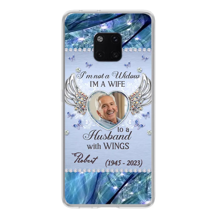 Custom Personalized Memorial Phone Case - Memorial Gift Idea For Family - Case For Oppo/Xiaomi/Huawei - I'm Not A Widow