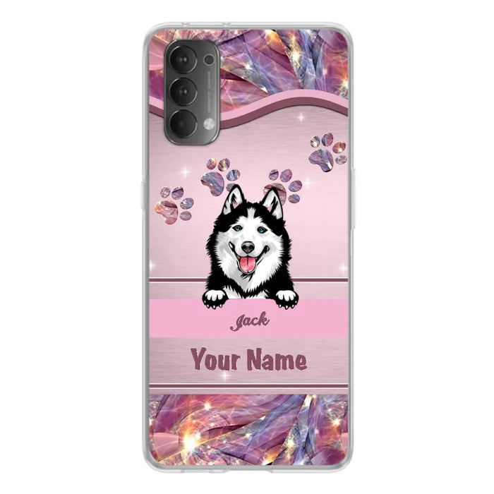 Custom Personalized Dog Phone Case For Oppo/Xiaomi/Huawei - Gift Idea For Dog Lovers- Up to 3 Dogs