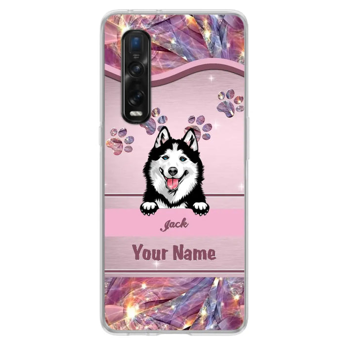 Custom Personalized Dog Phone Case For Oppo/Xiaomi/Huawei - Gift Idea For Dog Lovers- Up to 3 Dogs