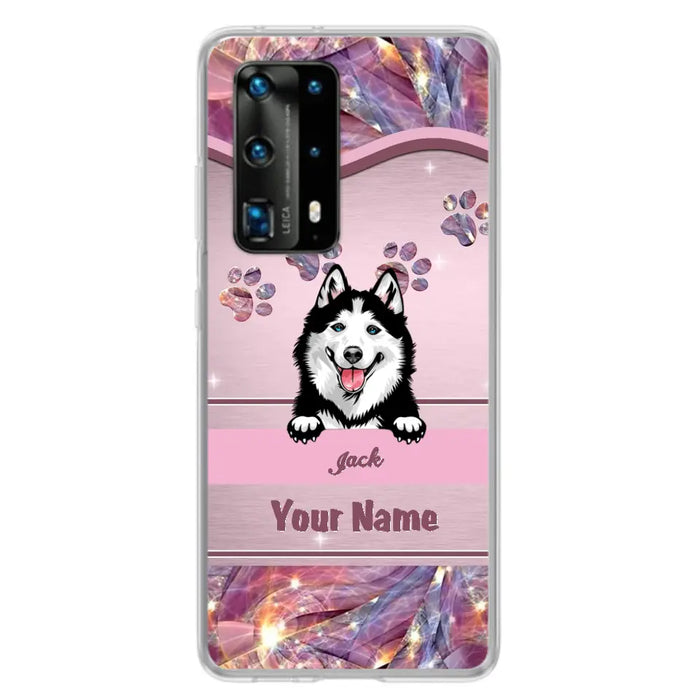 Custom Personalized Dog Phone Case For Oppo/Xiaomi/Huawei - Gift Idea For Dog Lovers- Up to 3 Dogs