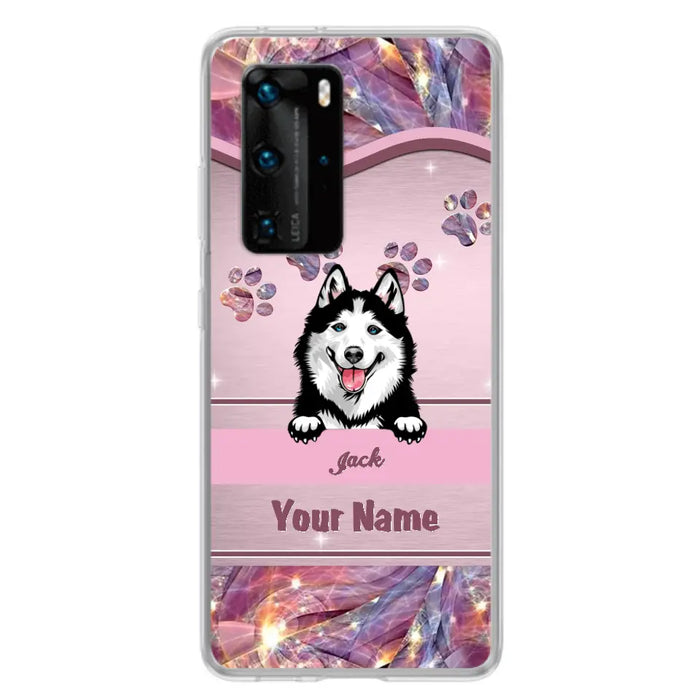 Custom Personalized Dog Phone Case For Oppo/Xiaomi/Huawei - Gift Idea For Dog Lovers- Up to 3 Dogs