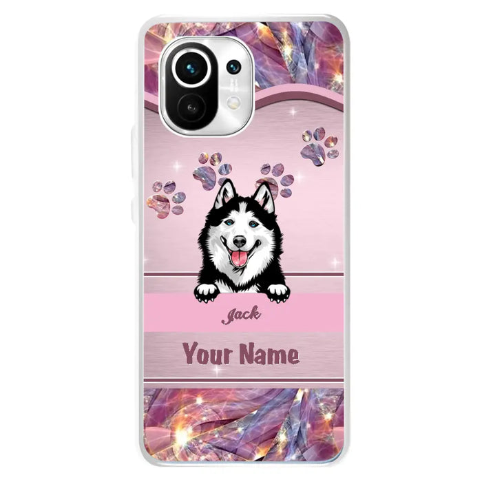 Custom Personalized Dog Phone Case For Oppo/Xiaomi/Huawei - Gift Idea For Dog Lovers- Up to 3 Dogs