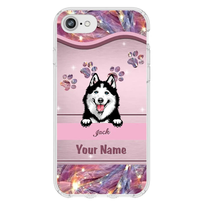 Custom Personalized Dog Phone Case For iPhone And Samsung - Gift Idea For Dog Lover - Up to 3 Dogs