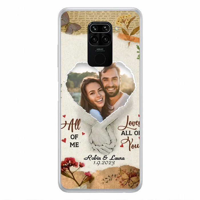 Custom Personalized Couple Phone Case - Gift Idea For Couple/Valentines Day - Upload Photo - All Of Me Loves All Of You - Case For Oppo/Xiaomi/Huawei