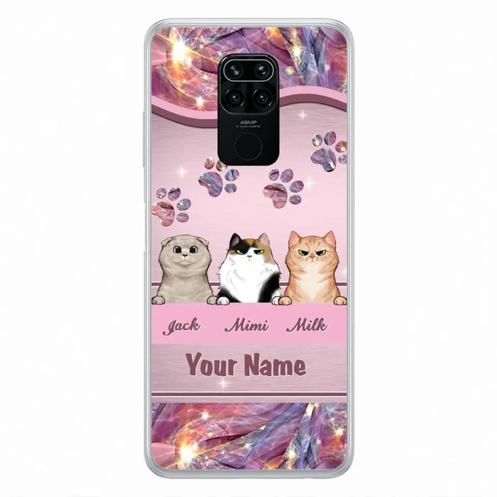 Custom Personalized Cat Phone Case For Oppo/Xiaomi/Huawei - Gift Idea For Cat Lovers- Up to 3 Cats