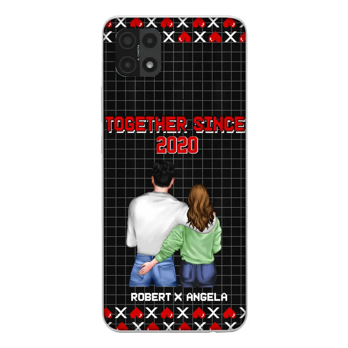 Custom Personalized Couple Phone Case - Gift Idea For Couple/Valentines Day - Together Since 2020 - Case For Oppo/Xiaomi/Huawei