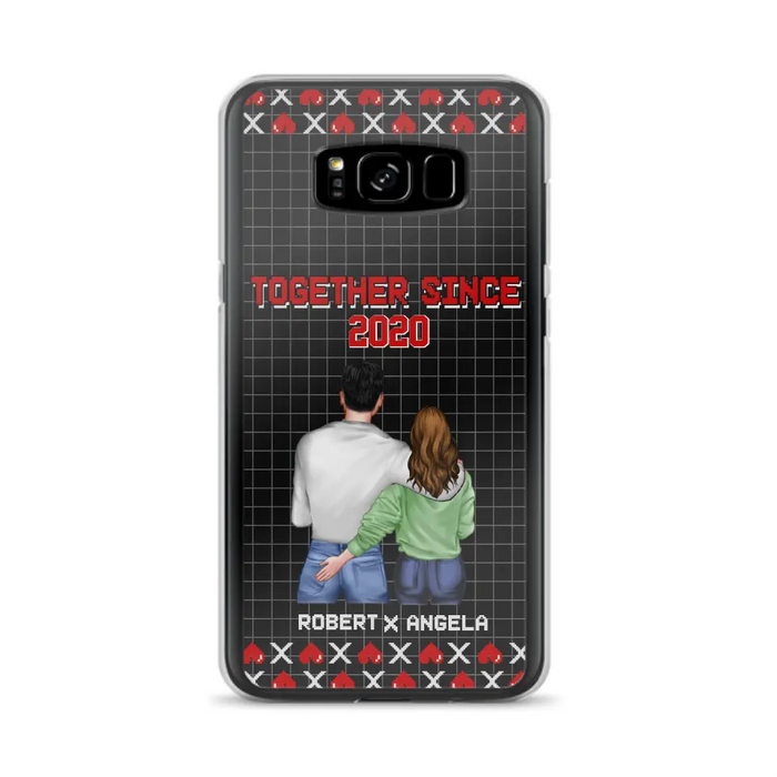 Custom Personalized Couple Phone Case - Gift Idea For Couple/Valentines Day - Together Since 2020 - Case For iPhone/Samsung