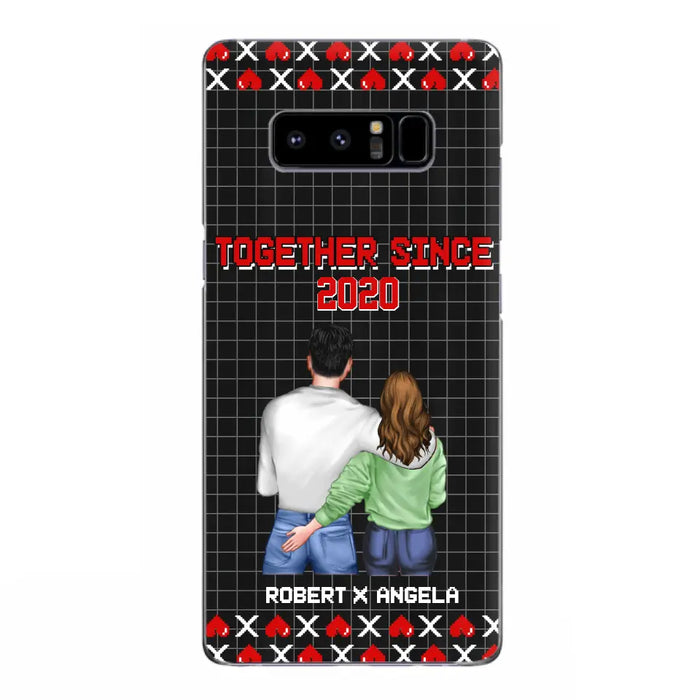 Custom Personalized Couple Phone Case - Gift Idea For Couple/Valentines Day - Together Since 2020 - Case For iPhone/Samsung