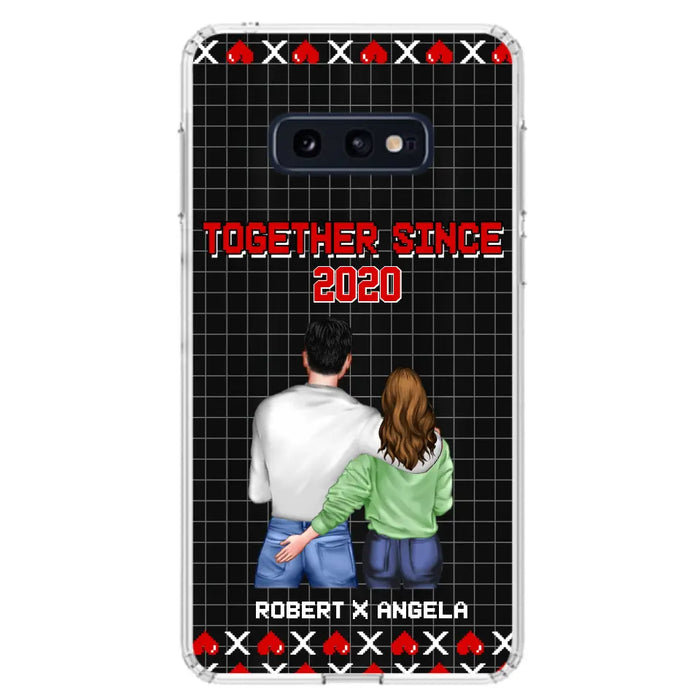 Custom Personalized Couple Phone Case - Gift Idea For Couple/Valentines Day - Together Since 2020 - Case For iPhone/Samsung