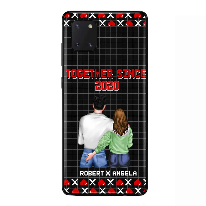 Custom Personalized Couple Phone Case - Gift Idea For Couple/Valentines Day - Together Since 2020 - Case For iPhone/Samsung