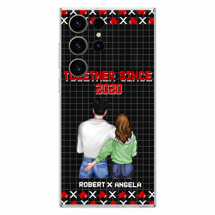 Custom Personalized Couple Phone Case - Gift Idea For Couple/Valentines Day - Together Since 2020 - Case For iPhone/Samsung