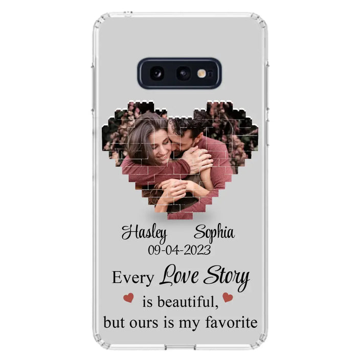 Custom Personalized Love Story Phone Case For iPhone/Samsung - Gift Idea For Couple/ Christmas/ Valentine/ Anniversary - Upload Photo - Every Love Story Is Beautiful, But Ours Is My Favorite