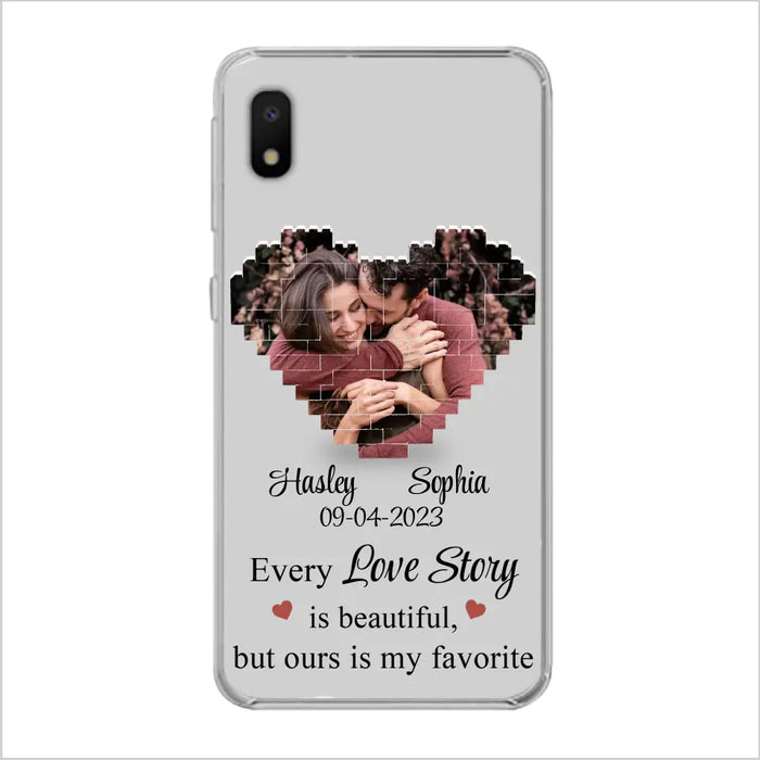 Custom Personalized Love Story Phone Case For iPhone/Samsung - Gift Idea For Couple/ Christmas/ Valentine/ Anniversary - Upload Photo - Every Love Story Is Beautiful, But Ours Is My Favorite