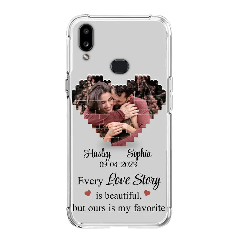 Personalized Love Story Phone Case For iPhone/Samsung - Gift Idea For Couple/Christmas/Valentine/Anniversary - Upload Photo - Every Love Story Is Beautiful, But Ours Is My Favorite