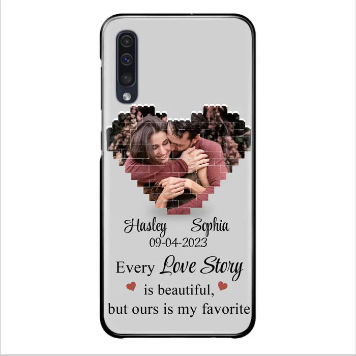 Custom Personalized Love Story Phone Case For iPhone/Samsung - Gift Idea For Couple/ Christmas/ Valentine/ Anniversary - Upload Photo - Every Love Story Is Beautiful, But Ours Is My Favorite