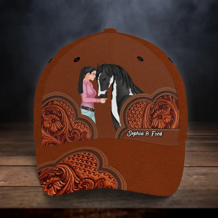 Custom Personalized Horse Mom Cap - Gift Idea For Horse Lover