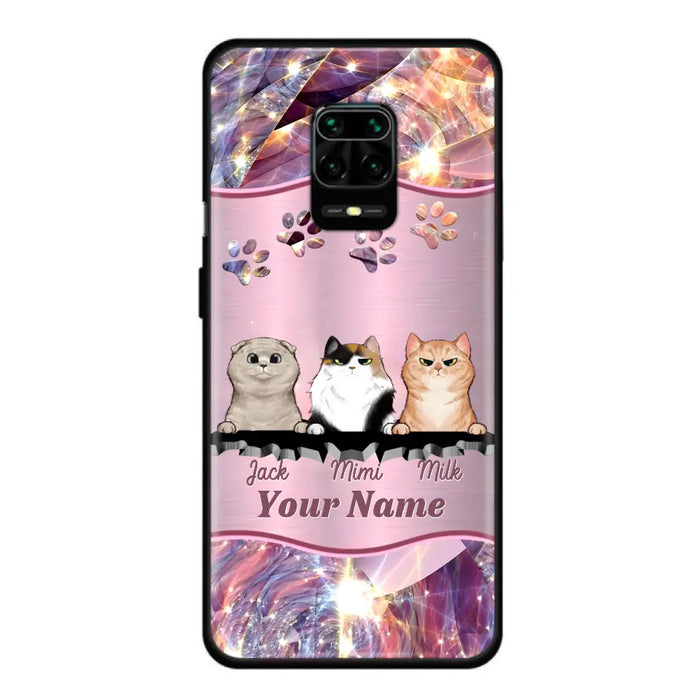 Custom Personalized Cats Phone Case - Gift Idea For Cat Lover - Up to 3  Cats - Cases For Oppo/Xiaomi/Huawei