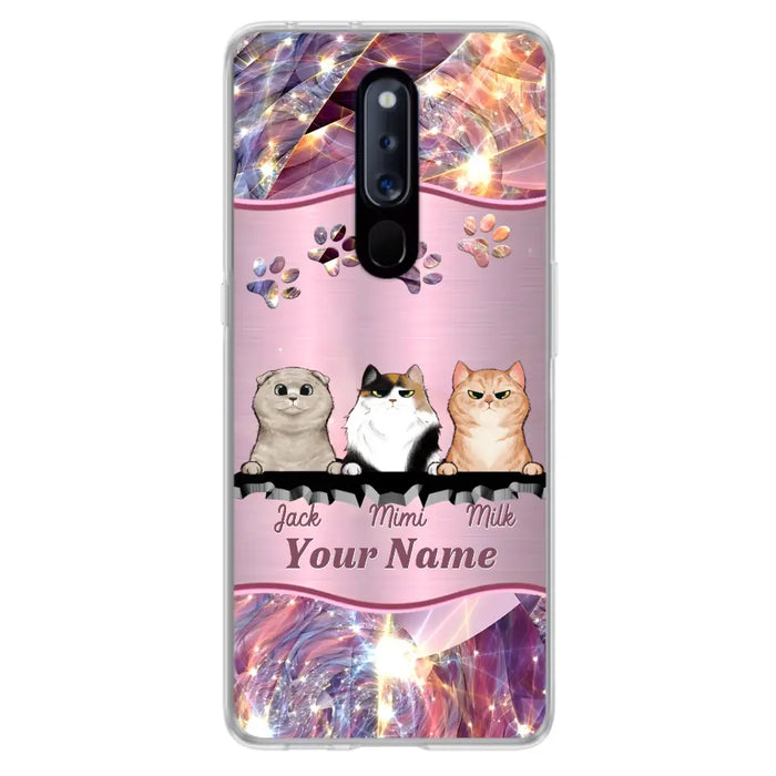 Custom Personalized Cats Phone Case - Gift Idea For Cat Lover - Up to 3  Cats - Cases For Oppo/Xiaomi/Huawei