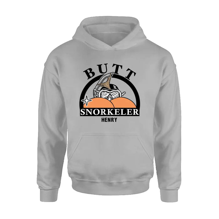 Custom Personalized Butt Snorkeler T-Shirt/ Long Sleeve/ Sweatshirt/ Hoodie - Gift Idea For Couple/ Him/ Her