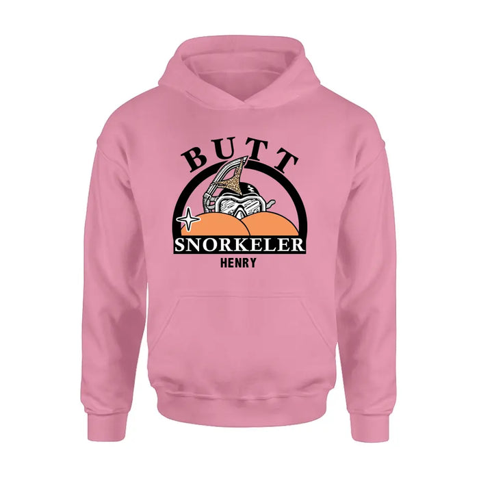 Custom Personalized Butt Snorkeler T-Shirt/ Long Sleeve/ Sweatshirt/ Hoodie - Gift Idea For Couple/ Him/ Her