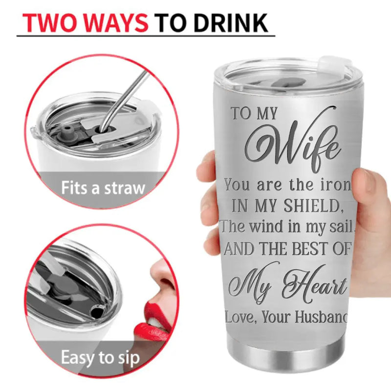 Personalized Couple Tumbler - Gift Idea For Couple/Him/Her/Valentine's Day - You're Special Gift From Heaven