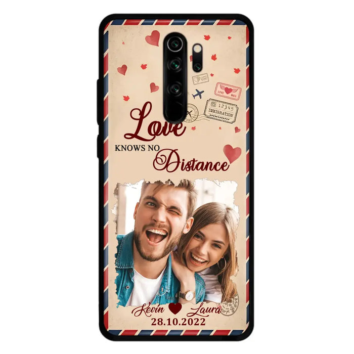 Custom Personalized Couple Phone Case - Gift Idea For Couple/Valentines Day - Upload Photo - Love Knows No Distance - Case For Oppo/ Xiaomi/ Huawei