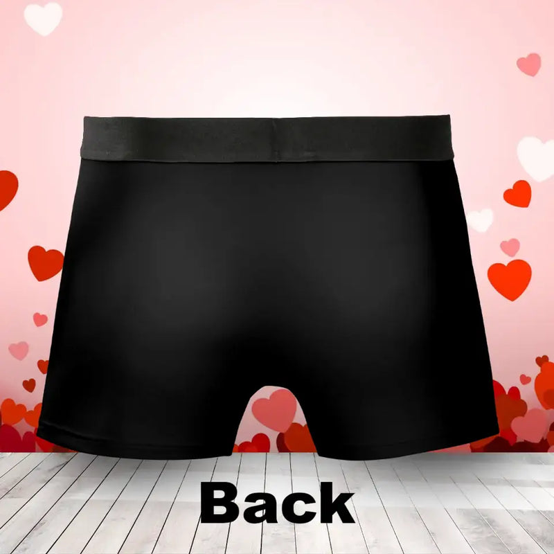 Personalized Funny Men's Boxer Briefs - Gift Idea To Husband/Boyfriend/Him - I Licked It So It's Mine