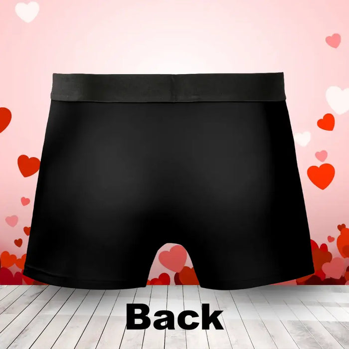 Custom Personalized Funny Men's Boxer Briefs - Gift Idea To Husband/ Boyfriend/ Him - I Licked It So It's Mine