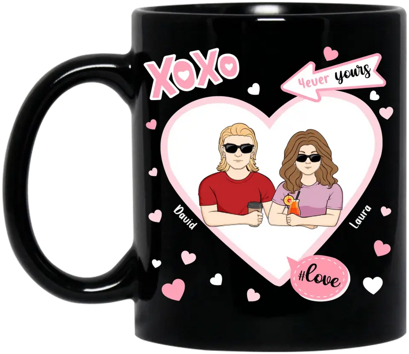 Custom Personalized Distance Couple Coffee Mug - Gift Idea For Couple - Miles Has Nothing On Us