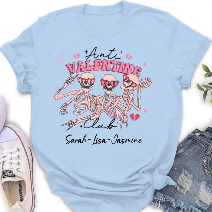 Personalized Funny Shirt/Hoodie - Valentine's Day Gift Idea - Anti Valentine Club