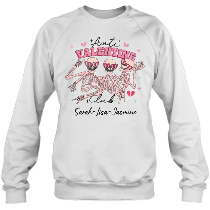 Personalized Funny Shirt/Hoodie - Valentine's Day Gift Idea - Anti Valentine Club