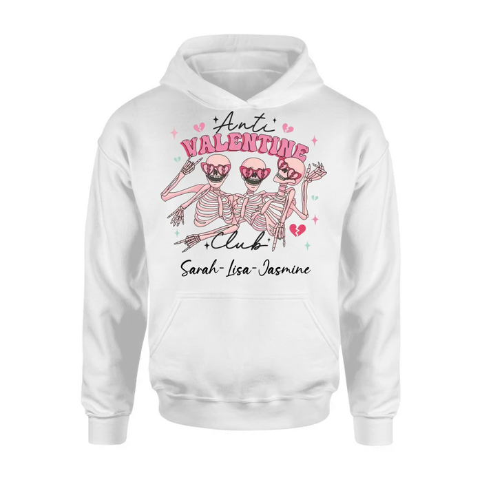 Personalized Funny Shirt/Hoodie - Valentine's Day Gift Idea - Anti Valentine Club