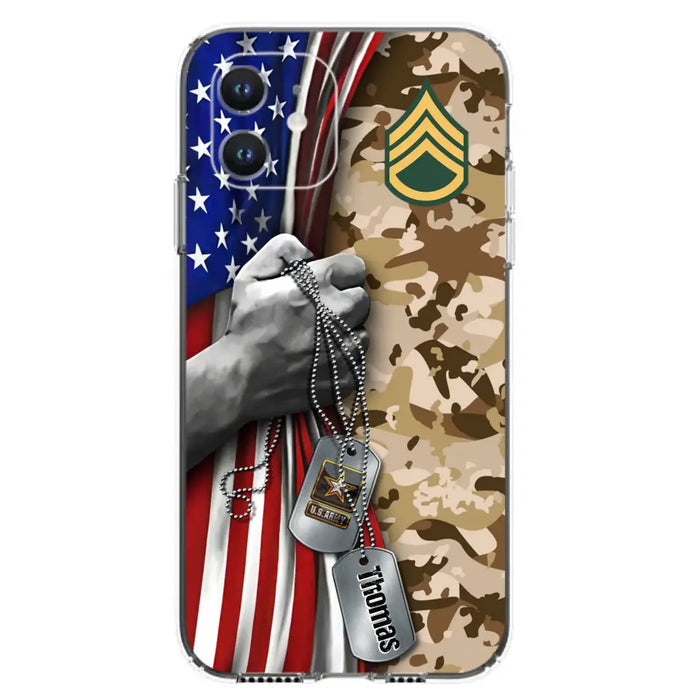 Custom Personalized Veteran Phone Case - Gift Idea For Veteran - Case For iPhone/ Samsung