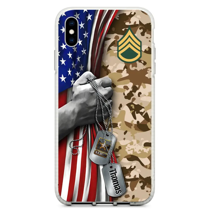 Custom Personalized Veteran Phone Case - Gift Idea For Veteran - Case For iPhone/ Samsung