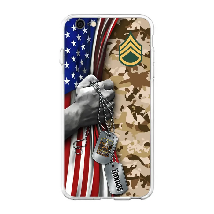 Custom Personalized Veteran Phone Case - Gift Idea For Veteran - Case For iPhone/ Samsung