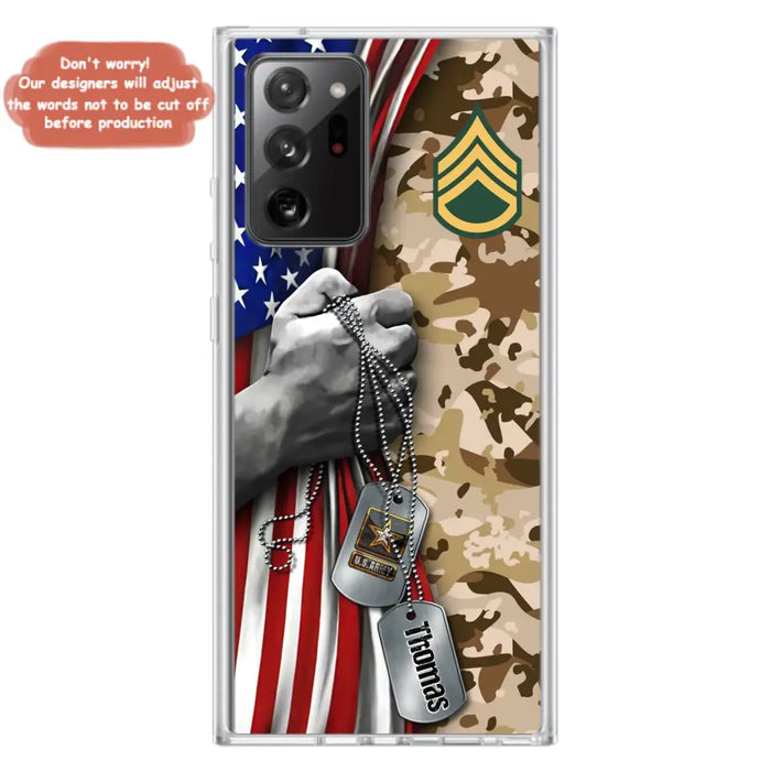 Custom Personalized Veteran Phone Case - Gift Idea For Veteran - Case For iPhone/ Samsung