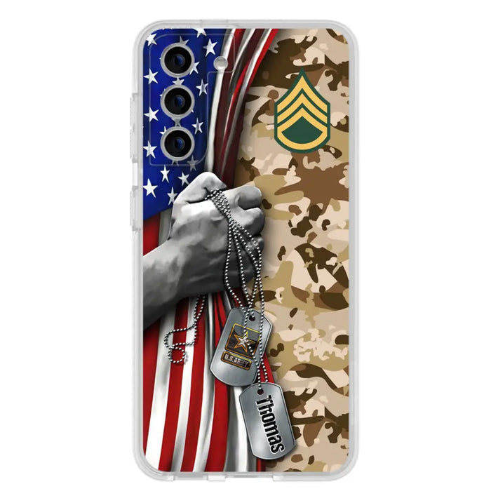 Custom Personalized Veteran Phone Case - Gift Idea For Veteran - Case For iPhone/ Samsung